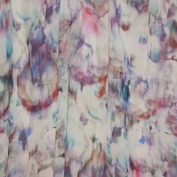 Lavender Brown "Watercolor Floral" Mini Dress in Size XS (NWT) - Picture 4 of 10